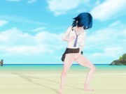 3D HENTAI Schoolgirl on the beach after school 11/16