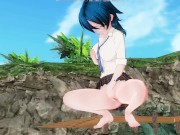 3D HENTAI Schoolgirl on the beach after school 16/16