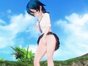 3D HENTAI Schoolgirl on the beach after school 5/16