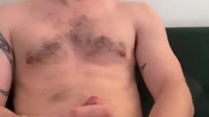 Jerking Off On The Couch