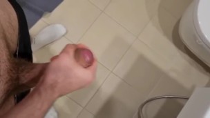 Horny big cock man jerk off