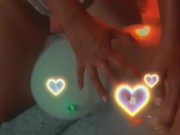 Playing with balloons, no pop. Big butt, Ballover 16/16