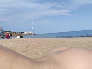 Real Amateur Wife Naked in Public Beach 11/16