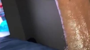 Big cock jacking off after long day at work