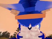 Star Fox Pokemon Furry Hentai - POV Krystal x Lucario Boobjob blowjob and fucked
