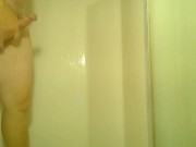 Pissing & washing off in the shower 14/16