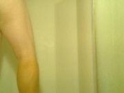 Pissing & washing off in the shower 7/16