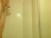 Pissing & washing off in the shower 9/16