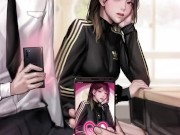 fuck my korean girl classmates and cum inside her pussy in class/ uncensored
