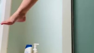 Shaving my legs for you. 