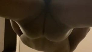 BBC Hard Cum with nice ass!! (BOTTOM VIEW)