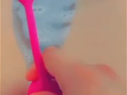 A little shower play 😈