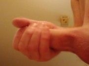 Big cock being drained of all its Hot cum 9/16