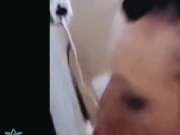 Cheating wife sucks & fucks non-stop cock at homemade gloryhole! 3/16