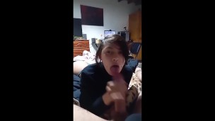 Meg Vicious festeja Argentina Campeon vs Brasil Y se llena la cara de leche - CAMPEON ARGENTINA