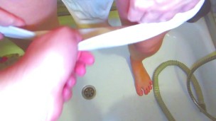 REWETTING MY WHITE PANTIES TWICE