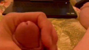 Blowing my load to a video of my wife