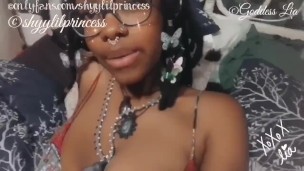 EBONY MILF GODDESS - HAIRY ARMPITS JOI & CEI WITH MASTURBATION - TEASER -
