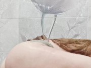 Met a black guy on the street and gave him cum in my mouth 13/16