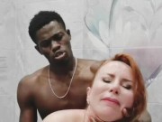 Met a black guy on the street and gave him cum in my mouth 16/16