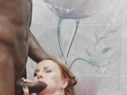 Met a black guy on the street and gave him cum in my mouth 9/16