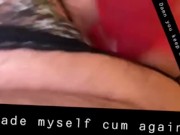 Moaning while masturbating with a dildo 11/16