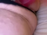 Moaning while masturbating with a dildo 5/16