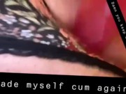 Moaning while masturbating with a dildo 8/16