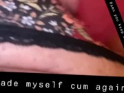 Moaning while masturbating with a dildo 9/16