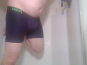 Almost didn't make it to the shower to pee myself 12/16