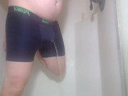 Almost didn't make it to the shower to pee myself 4/16