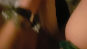 18 inch dildo fucking my tight pussy