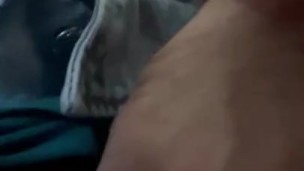 Milf with fat pussy gets fingered on airplane 
