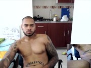 Crszy boner on a black dude while doing home office CHATURBATE INDIGODUDE