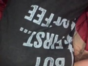(Part 1 of 2) Cock Hungry MILF forgot to lock the door & mask up, suddenly stopped when interrupted 