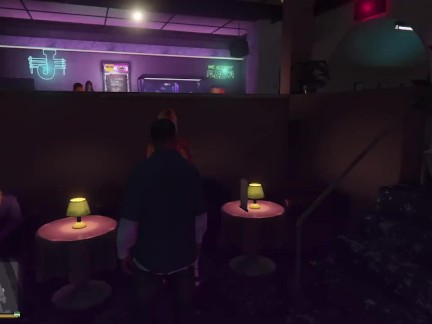 GTA 5 Stripper getting Lap Dance