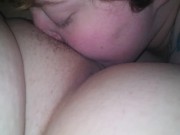 Hot Lesbian Oral to Strap Part 1 13/16