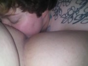 Hot Lesbian Oral to Strap Part 1 15/16