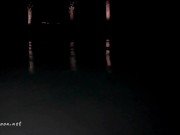 Sexy Late Night Tranquil Underwater Skinny Dipping Preview 3/16