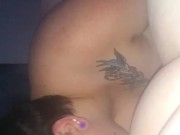 Hot Lesbian Oral to Strap Part 2 8/16