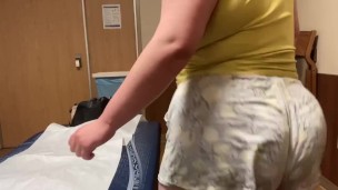BBW twerks and titty drops in the doctors office!