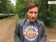 DEUTSCHLANDREPORT - SEXY GERMAN LULLU GUN DRILLED HARD IN STEAMY PUBLIC FUCK - AMATEUREURO 1/16