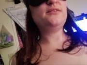 Swaying Apart Shorts -- Blindfolding the Wife to swap cocks on her 14/16