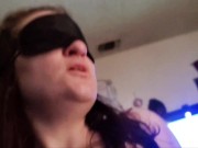 Swaying Apart Shorts -- Blindfolding the Wife to swap cocks on her 16/16