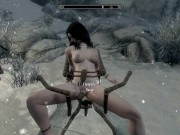 Lesbian sex in the snow in Skyrim Full version