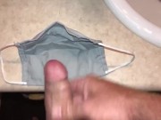 Cumming on this mask for a second time now without washing it, next time I’ll enjoy wearing it 