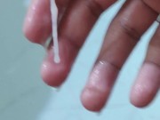 cumshot in the bathtub (1:34)