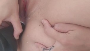 Masturbándose anal