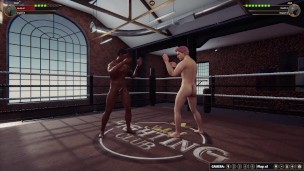 Wolf Vs. Joel - Dom vs Twink! - Naked Fighter 3D