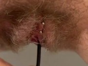 Ben Wa Balls coming out while I pee in a public toilet